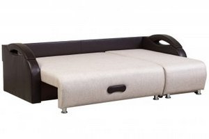 Диван угловой Юпитер (аслан бежевый) в Ханты-Мансийске - hanty-mansiysk.ok-mebel.com | фото 2