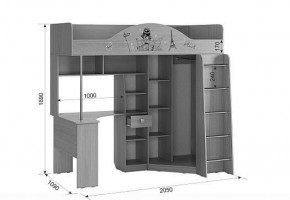 АМЕЛИ Набор мебели (Детский комплекс) в Ханты-Мансийске - hanty-mansiysk.ok-mebel.com | фото 2