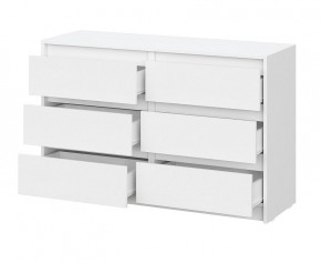 АЙДЕН КМ06-1200 Комод 6 ящиков (белый) в Ханты-Мансийске - hanty-mansiysk.ok-mebel.com | фото 2