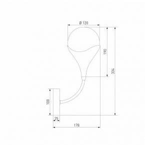 Бра Eurosvet Calyx 60169/1 никель в Ханты-Мансийске - hanty-mansiysk.ok-mebel.com | фото 4