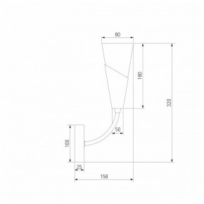 Бра Eurosvet Rhyton 60167/1 латунь в Ханты-Мансийске - hanty-mansiysk.ok-mebel.com | фото 5