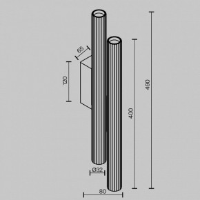Бра Maytoni Calipso C082WL-24W2.7K-B в Ханты-Мансийске - hanty-mansiysk.ok-mebel.com | фото 5