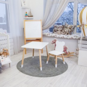 Детский комплект стол и стул «Мишка» Rolti Baby (белый/береза, массив березы/мдф) в Ханты-Мансийске - hanty-mansiysk.ok-mebel.com | фото 3