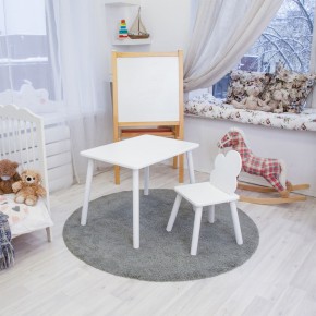 Детский комплект стол и стул «Облачко» Rolti Baby (белый/белый, массив березы/мдф) в Ханты-Мансийске - hanty-mansiysk.ok-mebel.com | фото 2