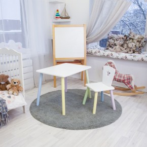 Детский комплект стол и стул «Звезда» Rolti Baby (белый/цветной, массив березы/мдф) в Ханты-Мансийске - hanty-mansiysk.ok-mebel.com | фото 2