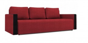 Диван Алиса 4 Shaggy RED - Teos Black в Ханты-Мансийске - hanty-mansiysk.ok-mebel.com | фото 1