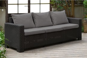 Диван Калифорния 3-х местный (California 3 Sofa), графит в Ханты-Мансийске - hanty-mansiysk.ok-mebel.com | фото