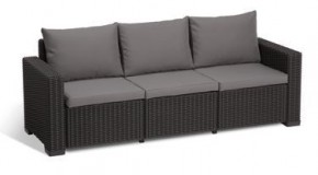 Диван Калифорния 3-х местный (California 3 Sofa), графит в Ханты-Мансийске - hanty-mansiysk.ok-mebel.com | фото 2