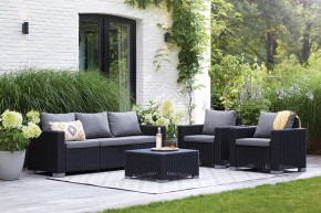 Диван Калифорния 3-х местный (California 3 Sofa), графит в Ханты-Мансийске - hanty-mansiysk.ok-mebel.com | фото 3