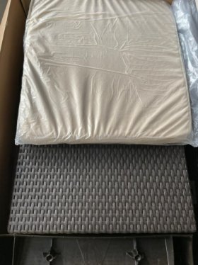 Диван пластиковый Корфу (Corfu love seat) коричневый - серо-бежевый* в Ханты-Мансийске - hanty-mansiysk.ok-mebel.com | фото 5
