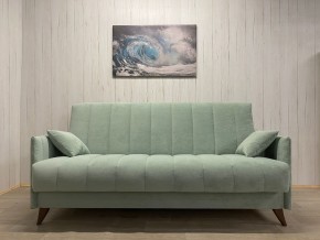 Диван Престиж-3 (НПБ) велюр Sensey mist green в Ханты-Мансийске - hanty-mansiysk.ok-mebel.com | фото