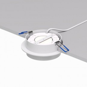 DK2090-WH Встраиваемый светильник FLAT, IP 20, до 15 Вт, GX53, LED, белый, алюминий в Ханты-Мансийске - hanty-mansiysk.ok-mebel.com | фото 3