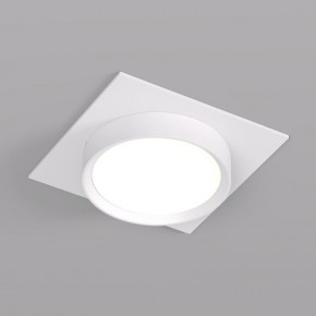 DK2091-WH Встраиваемый светильник FLAT, IP 20, до 15 Вт, GX53, LED, белый, алюминий в Ханты-Мансийске - hanty-mansiysk.ok-mebel.com | фото