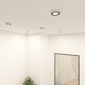 DK2441-WB Встраиваемый светильник DUAL 9+9 Вт, LED 4000K, IP 20, d120mm, белый/черный, алюминий/акрил в Ханты-Мансийске - hanty-mansiysk.ok-mebel.com | фото 6