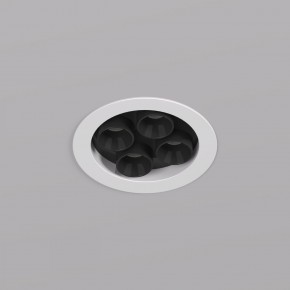 DK2510-WB Встраиваемый светильник SPACE со светодиодом d65 220V 8W 38° 4000К IP20 белый/черный алюминий в Ханты-Мансийске - hanty-mansiysk.ok-mebel.com | фото 2