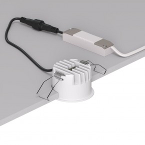 DK2510-WB Встраиваемый светильник SPACE со светодиодом d65 220V 8W 38° 4000К IP20 белый/черный алюминий в Ханты-Мансийске - hanty-mansiysk.ok-mebel.com | фото 3