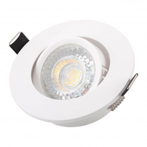 DK3020-WH Встраиваемый светильник, IP 20, 10 Вт, GU5.3, LED, белый, пластик в Ханты-Мансийске - hanty-mansiysk.ok-mebel.com | фото 2