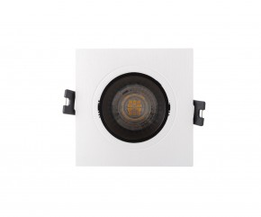 DK3021-WB Встраиваемый светильник, IP 20, 10 Вт, GU5.3, LED, белый/черный, пластик в Ханты-Мансийске - hanty-mansiysk.ok-mebel.com | фото 1