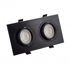 DK3022-BK Встраиваемый светильник, IP 20, 10 Вт, GU5.3, LED, черный, пластик в Ханты-Мансийске - hanty-mansiysk.ok-mebel.com | фото