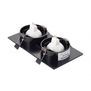 DK3022-BK Встраиваемый светильник, IP 20, 10 Вт, GU5.3, LED, черный, пластик в Ханты-Мансийске - hanty-mansiysk.ok-mebel.com | фото 3