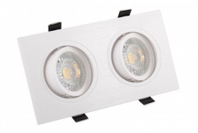 DK3022-WH Встраиваемый светильник, IP 20, 10 Вт, GU5.3, LED, белый, пластик в Ханты-Мансийске - hanty-mansiysk.ok-mebel.com | фото
