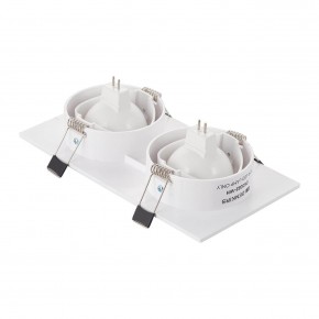 DK3022-WH Встраиваемый светильник, IP 20, 10 Вт, GU5.3, LED, белый, пластик в Ханты-Мансийске - hanty-mansiysk.ok-mebel.com | фото 3