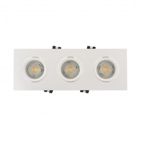 DK3023-WH Встраиваемый светильник, IP 20, 10 Вт, GU5.3, LED, белый, пластик в Ханты-Мансийске - hanty-mansiysk.ok-mebel.com | фото