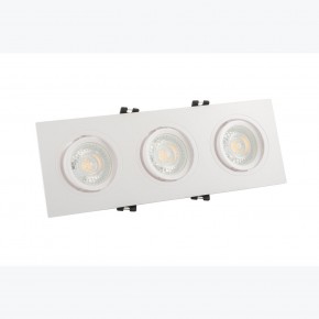 DK3023-WH Встраиваемый светильник, IP 20, 10 Вт, GU5.3, LED, белый, пластик в Ханты-Мансийске - hanty-mansiysk.ok-mebel.com | фото 2