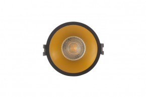 DK3026-BG Встраиваемый светильник, IP 20, 10 Вт, GU5.3, LED, черный/золотой, пластик в Ханты-Мансийске - hanty-mansiysk.ok-mebel.com | фото 1