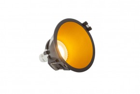 DK3026-BG Встраиваемый светильник, IP 20, 10 Вт, GU5.3, LED, черный/золотой, пластик в Ханты-Мансийске - hanty-mansiysk.ok-mebel.com | фото 3