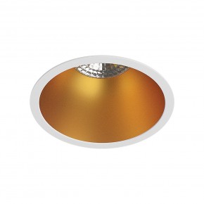 DK3026-WG Встраиваемый светильник, IP 20, 10 Вт, GU5.3, LED, белый/золотой, пластик в Ханты-Мансийске - hanty-mansiysk.ok-mebel.com | фото