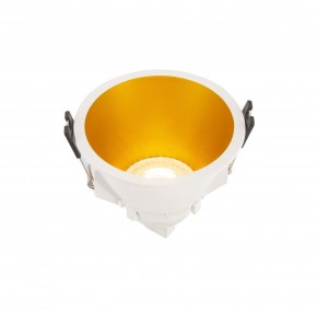 DK3026-WG Встраиваемый светильник, IP 20, 10 Вт, GU5.3, LED, белый/золотой, пластик в Ханты-Мансийске - hanty-mansiysk.ok-mebel.com | фото 4
