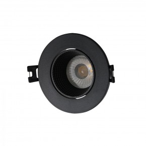DK3061-BK Встраиваемый светильник, IP 20, 10 Вт, GU5.3, LED, черный/черный, пластик в Ханты-Мансийске - hanty-mansiysk.ok-mebel.com | фото