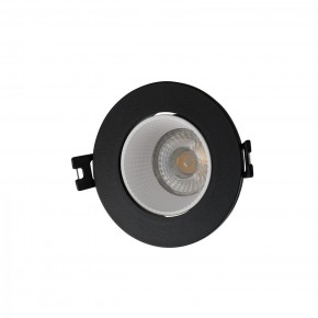 DK3061-BK+WH Встраиваемый светильник, IP 20, 10 Вт, GU5.3, LED, черный/белый, пластик в Ханты-Мансийске - hanty-mansiysk.ok-mebel.com | фото
