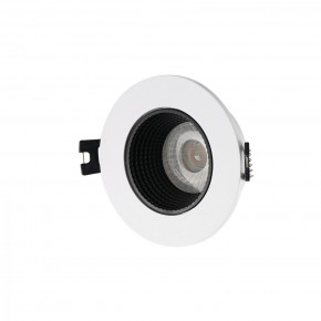 DK3061-WH+BK Встраиваемый светильник, IP 20, 10 Вт, GU5.3, LED, белый/черный, пластик в Ханты-Мансийске - hanty-mansiysk.ok-mebel.com | фото