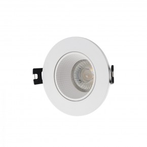 DK3061-WH Встраиваемый светильник, IP 20, 10 Вт, GU5.3, LED, белый/белый, пластик в Ханты-Мансийске - hanty-mansiysk.ok-mebel.com | фото