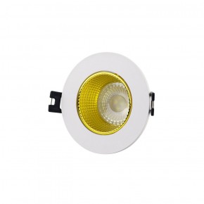 DK3061-WH+YE Встраиваемый светильник, IP 20, 10 Вт, GU5.3, LED, белый/желтый, пластик в Ханты-Мансийске - hanty-mansiysk.ok-mebel.com | фото 1