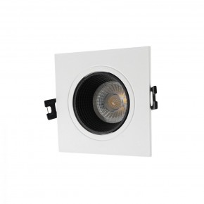 DK3071-WH+BK Встраиваемый светильник, IP 20, 10 Вт, GU5.3, LED, белый/черный, пластик в Ханты-Мансийске - hanty-mansiysk.ok-mebel.com | фото