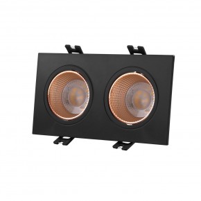 DK3072-BBR Встраиваемый светильник, IP 20, 10 Вт, GU5.3, LED, черный/бронзовый, пластик в Ханты-Мансийске - hanty-mansiysk.ok-mebel.com | фото