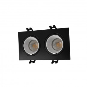 DK3072-BK+WH Встраиваемый светильник, IP 20, 10 Вт, GU5.3, LED, черный/белый, пластик в Ханты-Мансийске - hanty-mansiysk.ok-mebel.com | фото