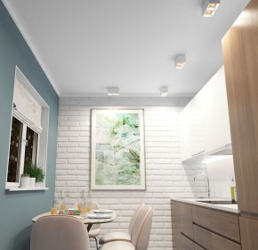 DK3085-WH+BR Светильник накладной IP 20, 10 Вт, GU5.3, LED, белый/бронзовый, пластик в Ханты-Мансийске - hanty-mansiysk.ok-mebel.com | фото 2