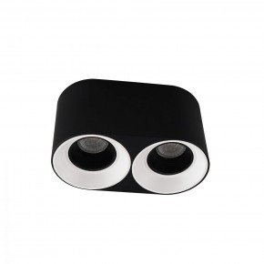 DK3096-BW+BK Светильник накладной IP 20, 10 Вт, GU5.3, LED, черно-белый/черный, пластик в Ханты-Мансийске - hanty-mansiysk.ok-mebel.com | фото