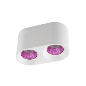 DK3096-WH+PI Светильник накладной IP 20, 10 Вт, GU5.3, LED, белый/розовый, пластик в Ханты-Мансийске - hanty-mansiysk.ok-mebel.com | фото
