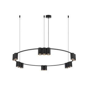 DK4067-BK Подвесной светильник ORBIT, IP20, 15xGU10 LED до 15 Вт, черный матовый, алюминий в Ханты-Мансийске - hanty-mansiysk.ok-mebel.com | фото 3