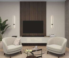 DK5012-BK Бра 800 мм, 3000К, IP20, 7 Вт, черный, алюминий в Ханты-Мансийске - hanty-mansiysk.ok-mebel.com | фото 5