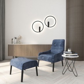 DK5035-BK Бра ROUND со светодиодом, IP20, 24W, 3000/4000/6500K, черный, алюминий в Ханты-Мансийске - hanty-mansiysk.ok-mebel.com | фото 8