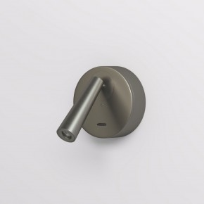 DK5072-DN Бра SHINE WALL со светодиодом, D104*H68, IP20, 3000К, 3W, RA?90, темный никель, алюминий в Ханты-Мансийске - hanty-mansiysk.ok-mebel.com | фото 2