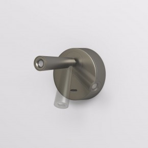 DK5072-DN Бра SHINE WALL со светодиодом, D104*H68, IP20, 3000К, 3W, RA?90, темный никель, алюминий в Ханты-Мансийске - hanty-mansiysk.ok-mebel.com | фото 3