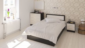 Фиеста Кровать 1200, цвет венге/дуб лоредо, ШхГхВ 123,5х203,5х80 см., сп.м. 1200х2000 мм., без матраса, основание есть в Ханты-Мансийске - hanty-mansiysk.ok-mebel.com | фото 5