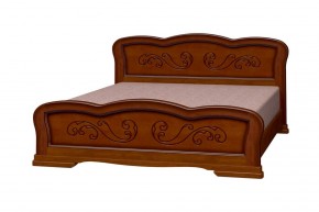 КАРИНА-8 Кровать из массива (Орех) в Ханты-Мансийске - hanty-mansiysk.ok-mebel.com | фото 2